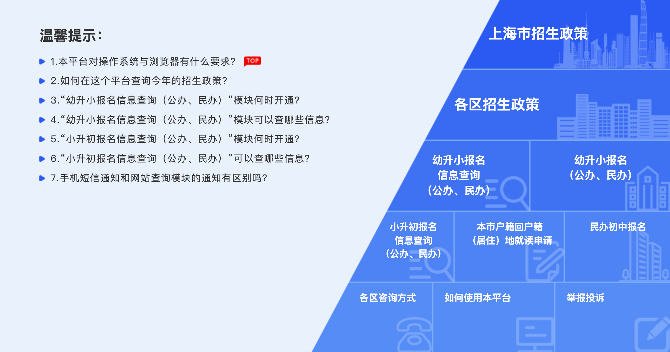 上海義務(wù)教育報名系統(tǒng)截圖